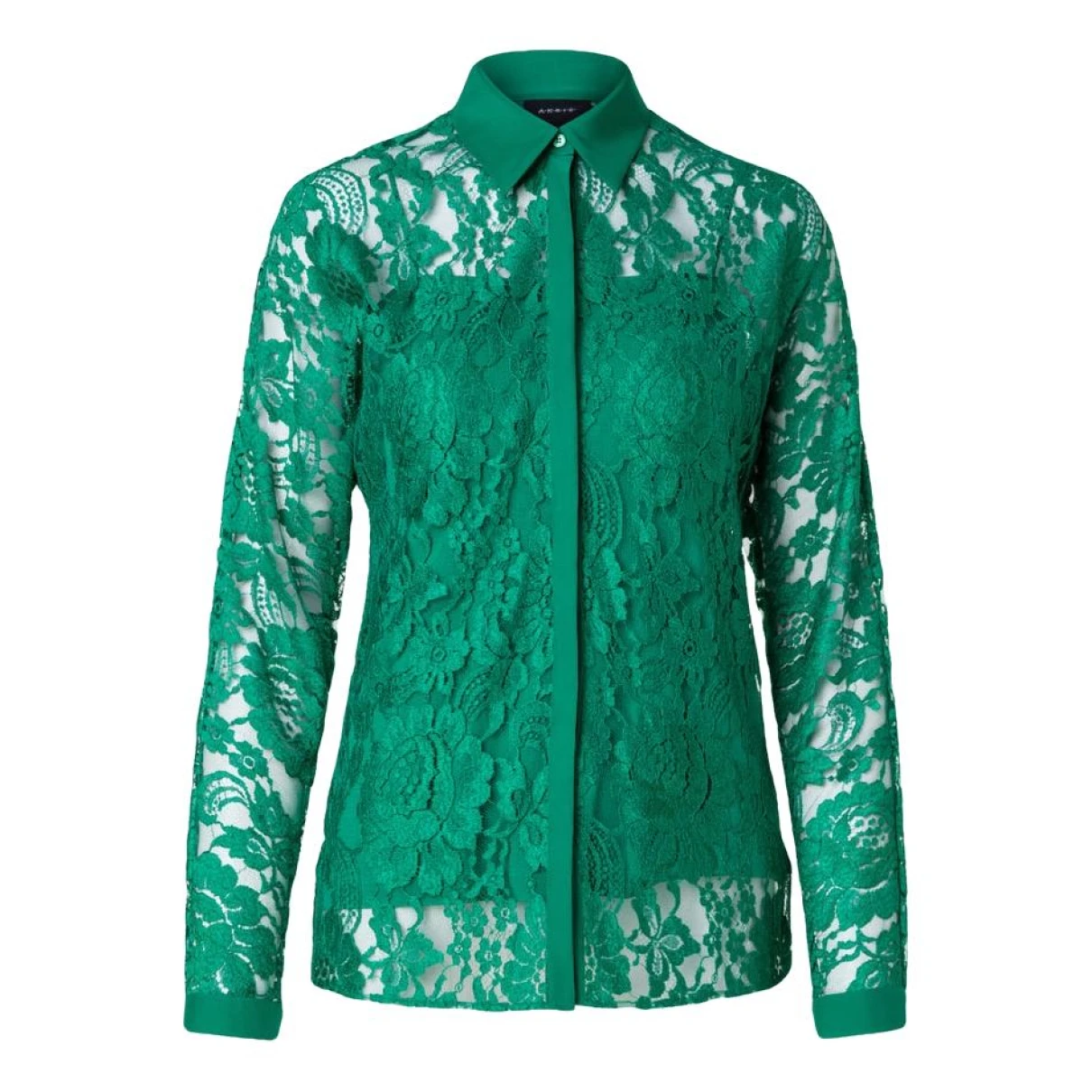 Pre-owned Akris Blouse In Green
