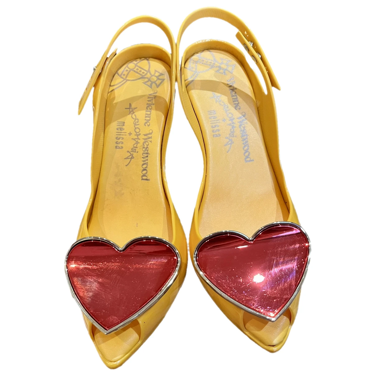 Pre-owned Vivienne Westwood Anglomania Heels In Yellow