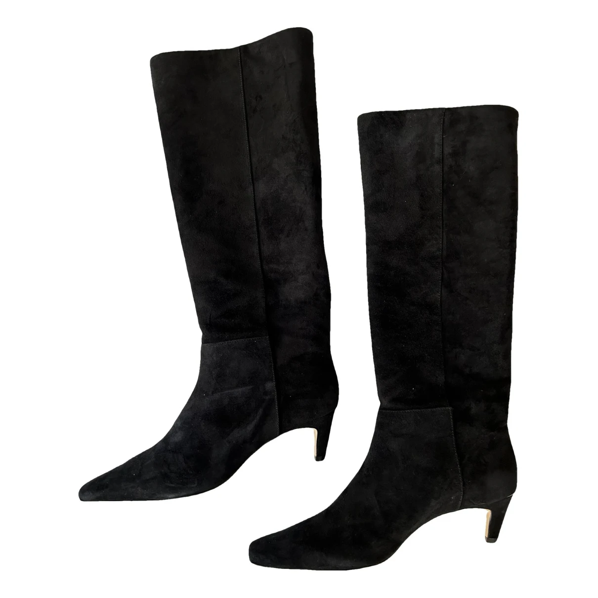 Pre-owned Reformation Boots In Black