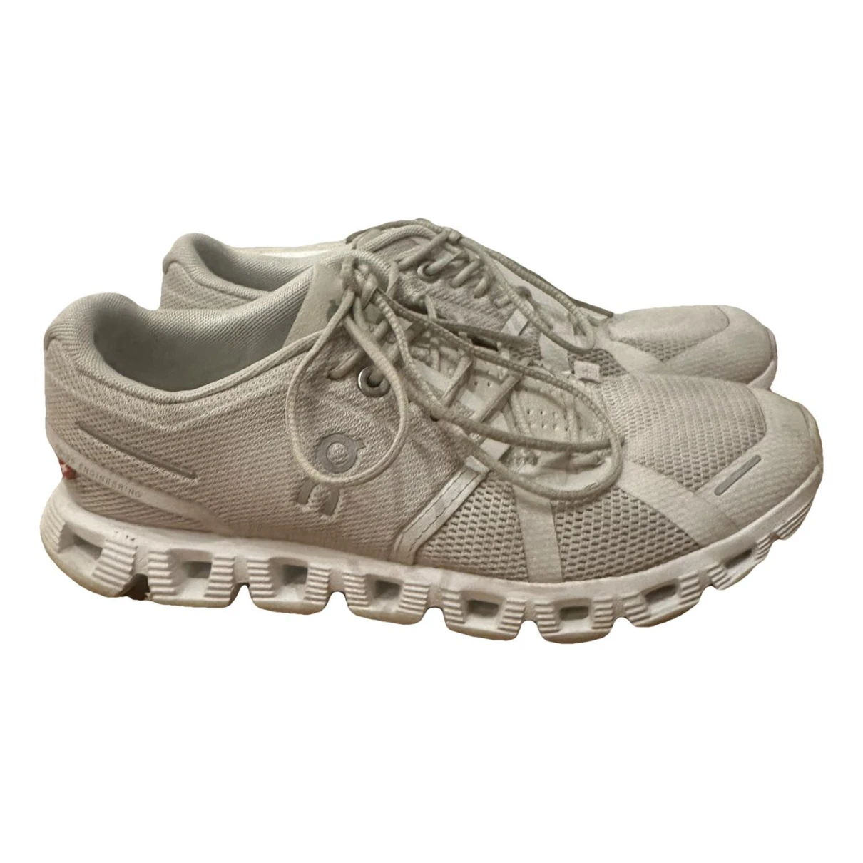 Pre-owned On Running Trainers In Beige