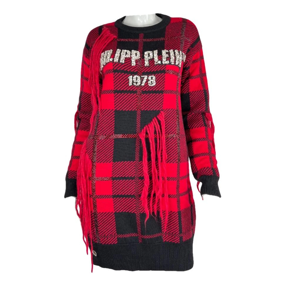 Pre-owned Philipp Plein Wool Jumper In Red