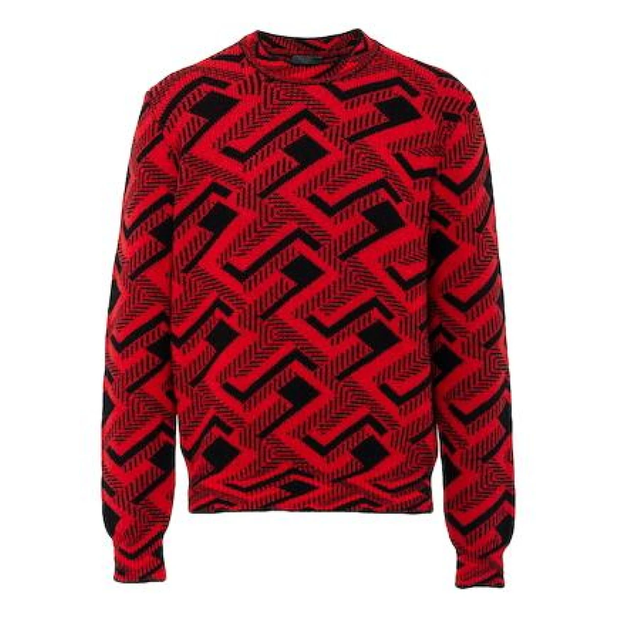 Pre-owned Prada Cashmere Pull In Red