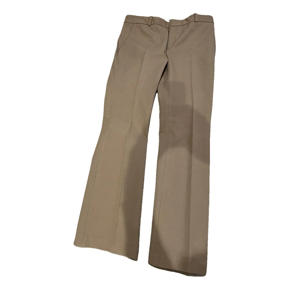 Pre-owned Reiss Straight Pants In Camel