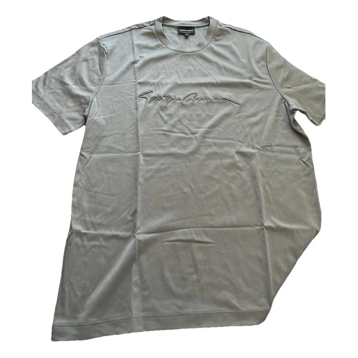 Pre-owned Giorgio Armani T-shirt In Grey
