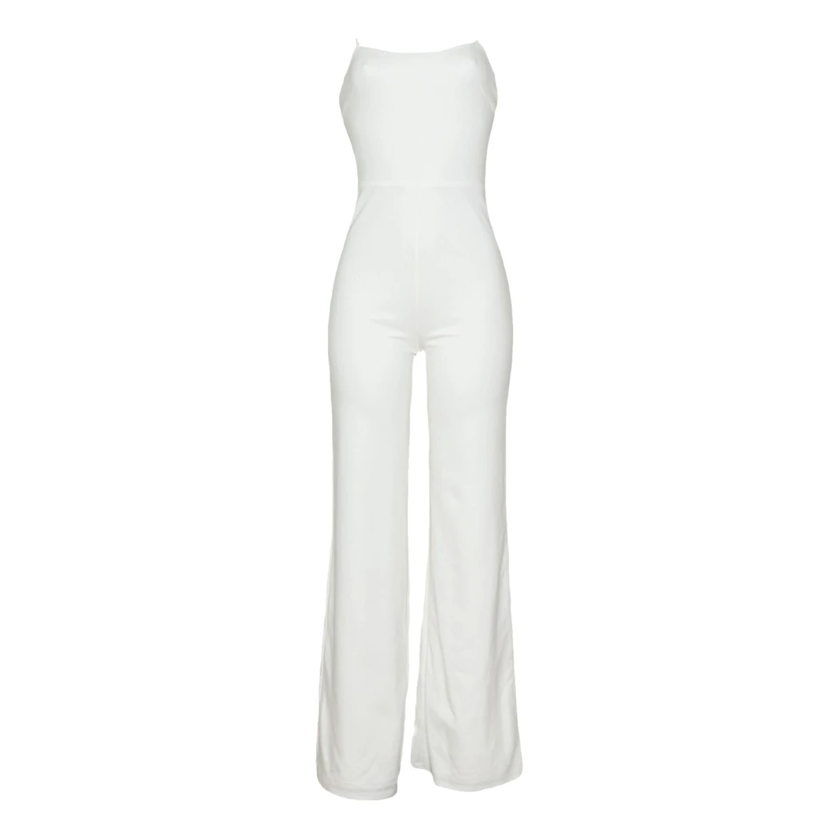Pre-owned Lovers & Friends Jumpsuit In White