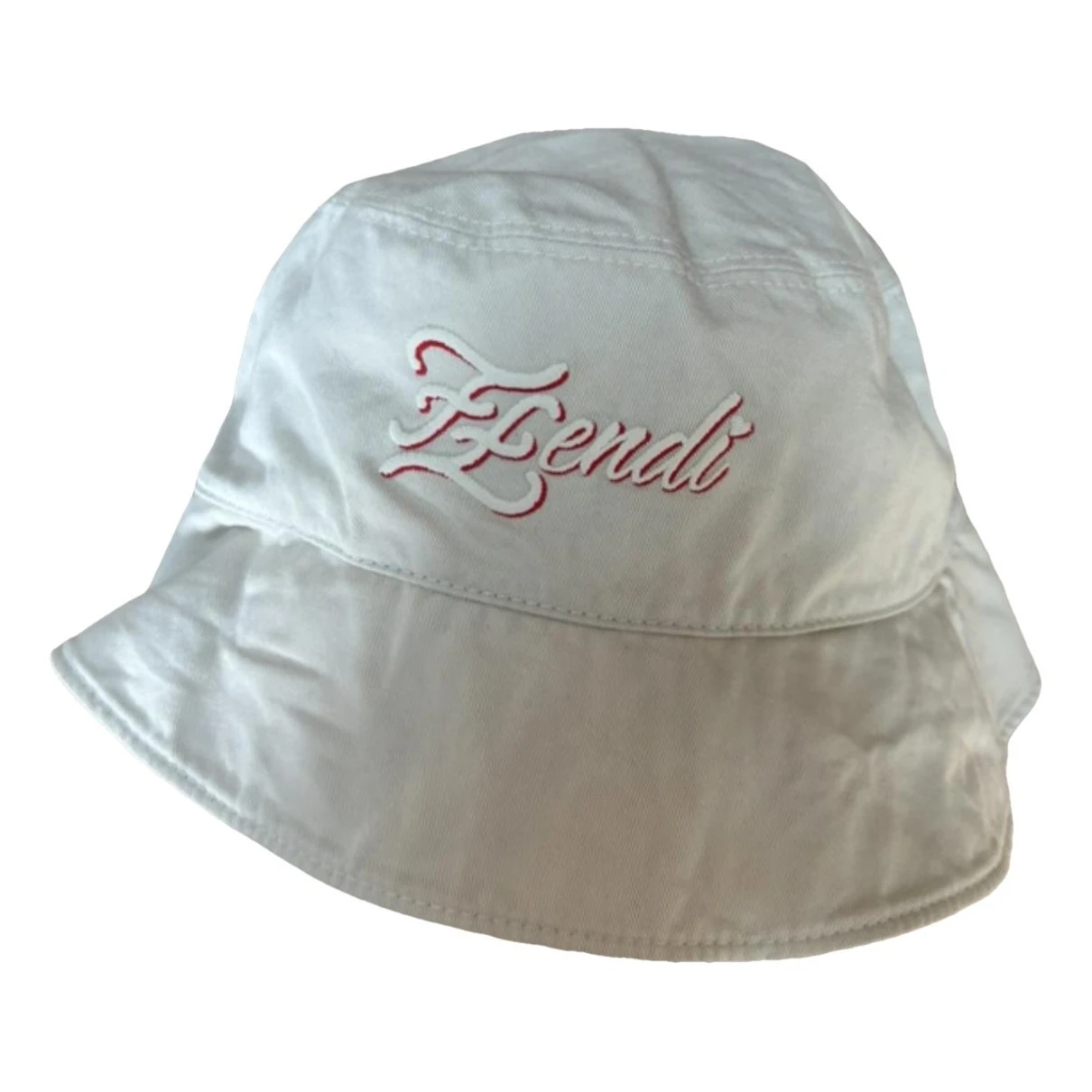 Pre-owned Fendi Hat In Ecru