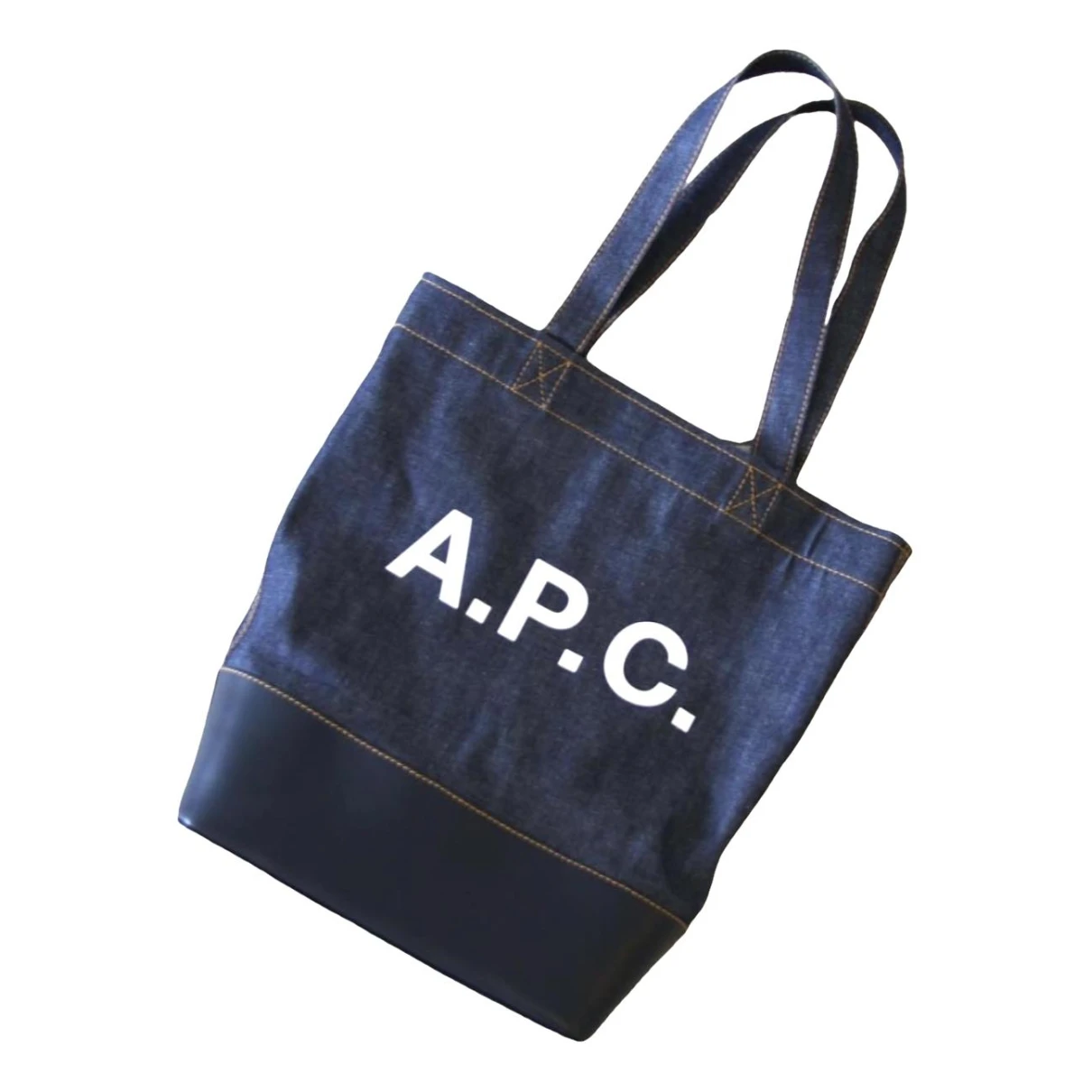 Pre-owned Apc Bag In Blue