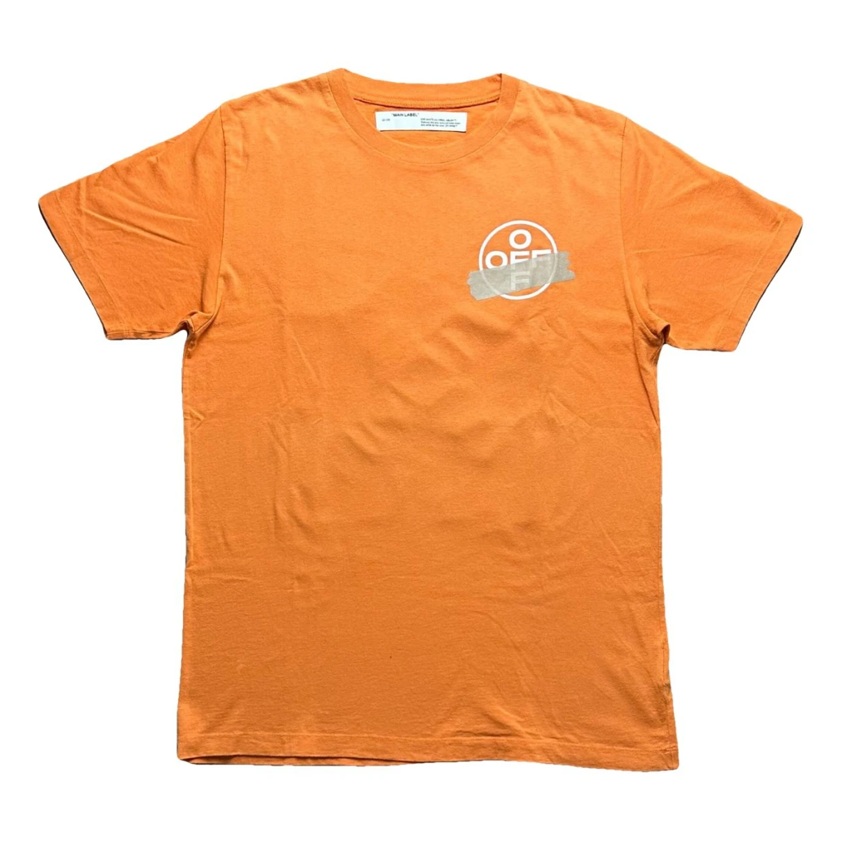 Pre-owned Off-white T-shirt In Orange