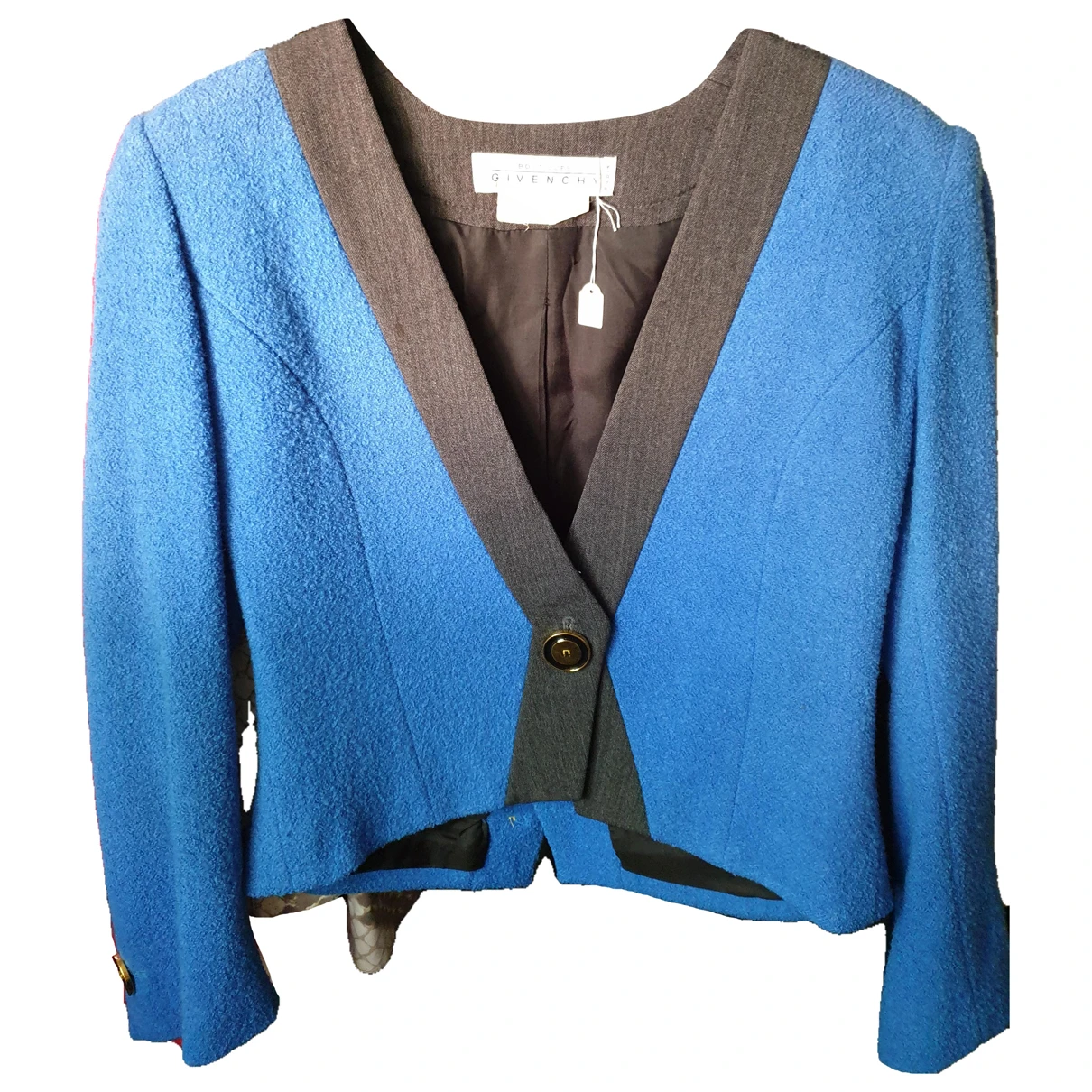 Pre-owned Givenchy Wool Blazer In Blue