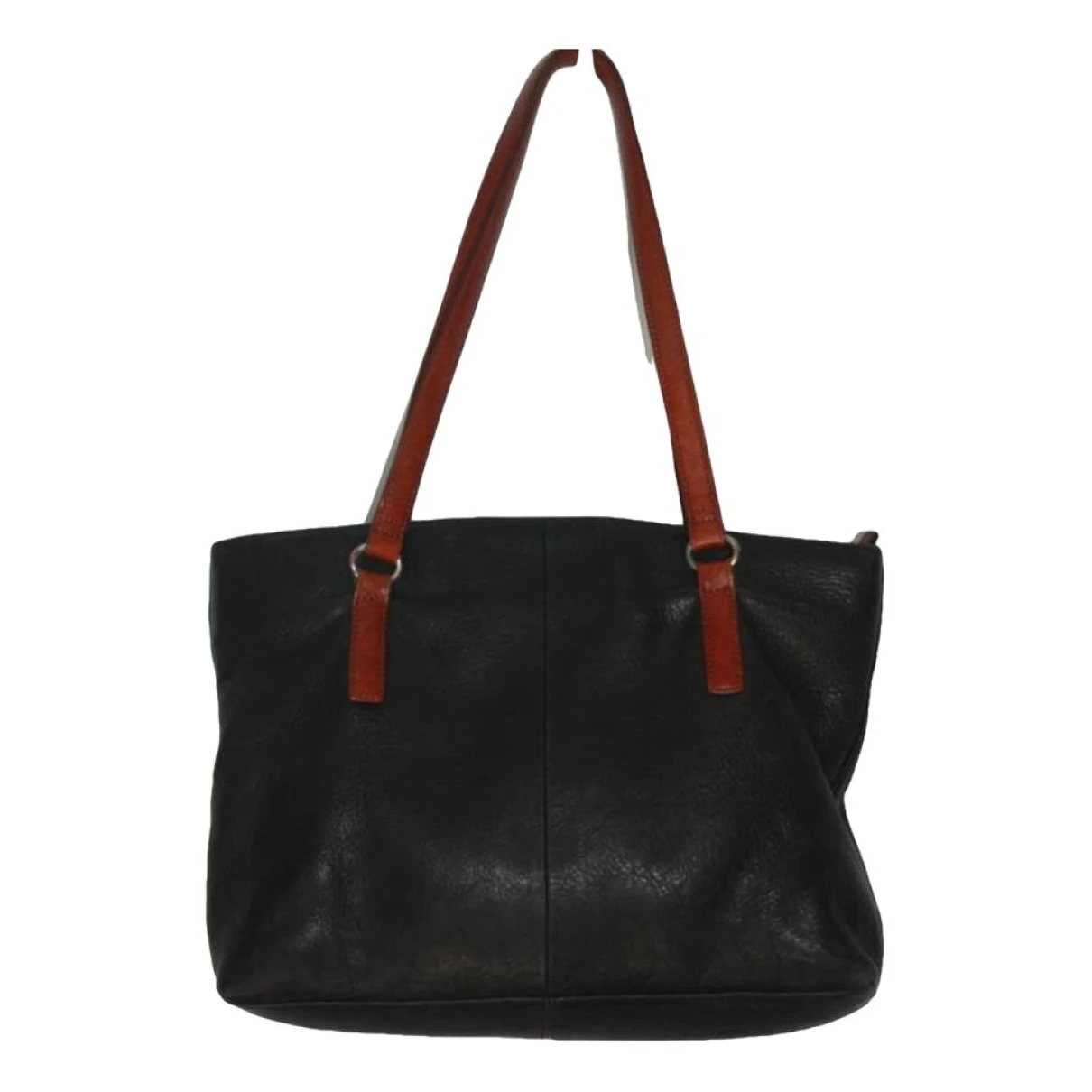 Pre-owned Fossil Leather Tote In Black