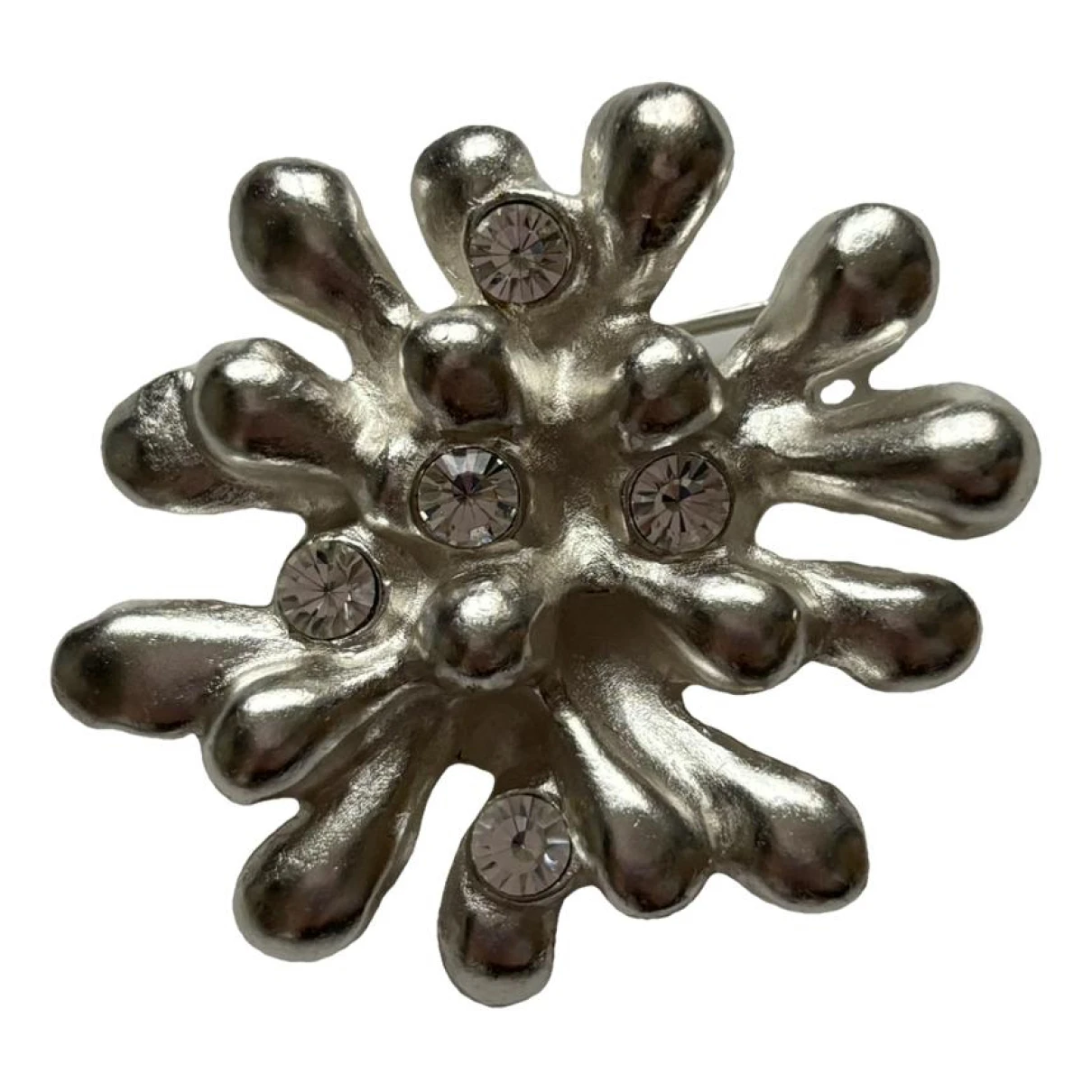 Pre-owned Christian Lacroix Pin & Brooche In Silver