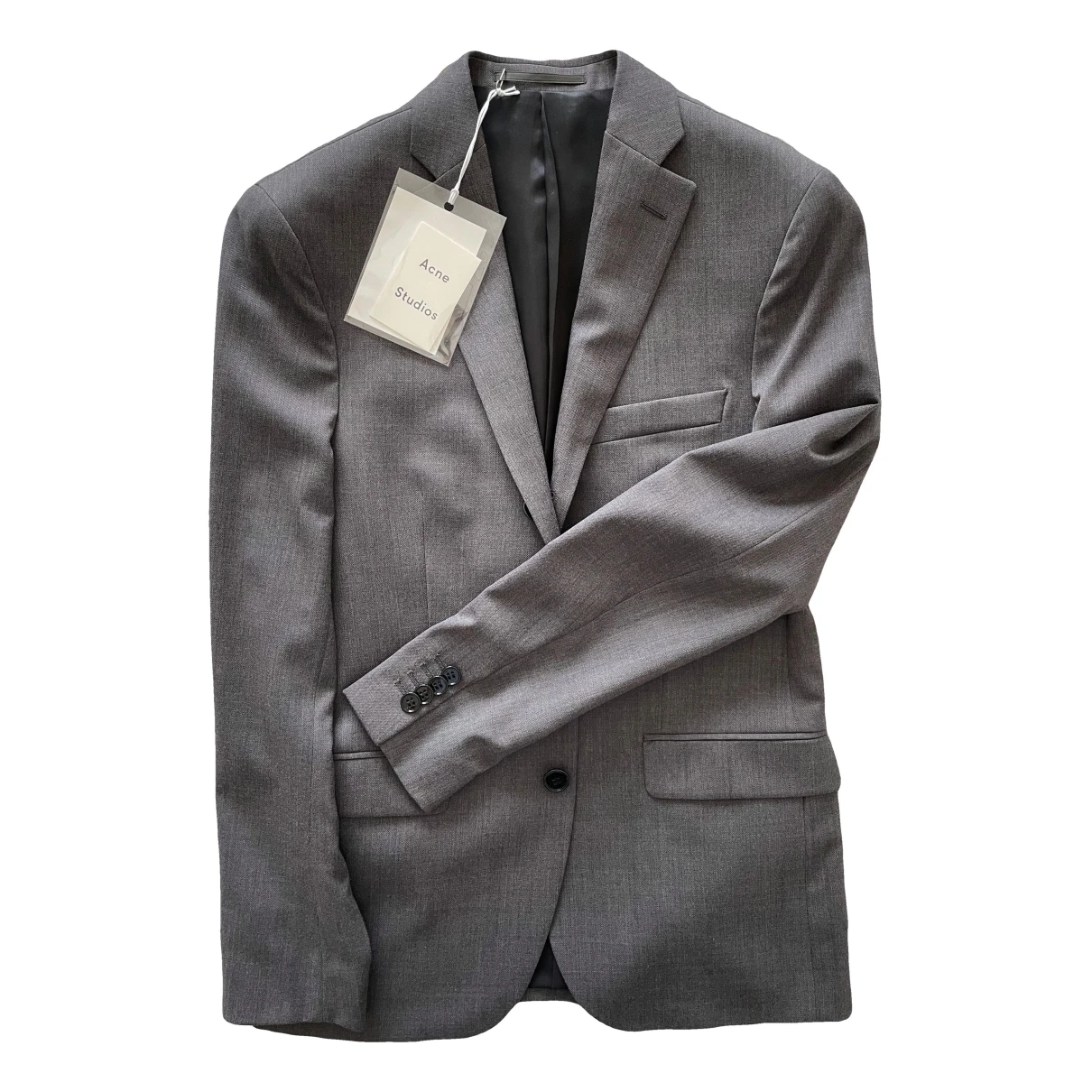 Pre-owned Acne Studios Wool Suit In Grey