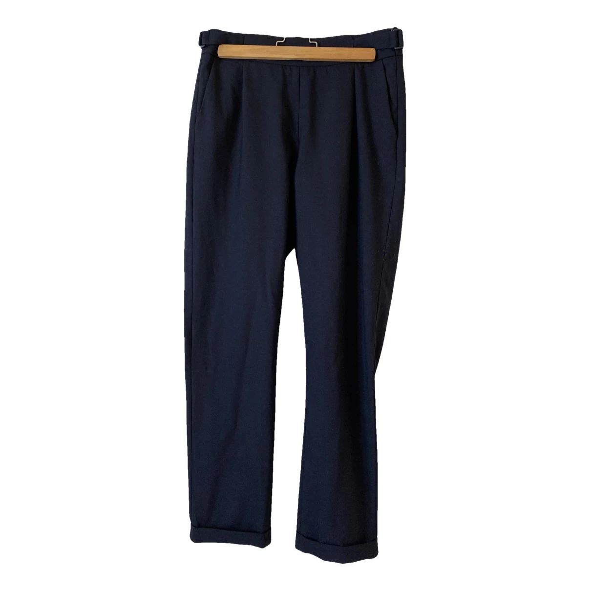 Pre-owned Sessun Trousers In Navy