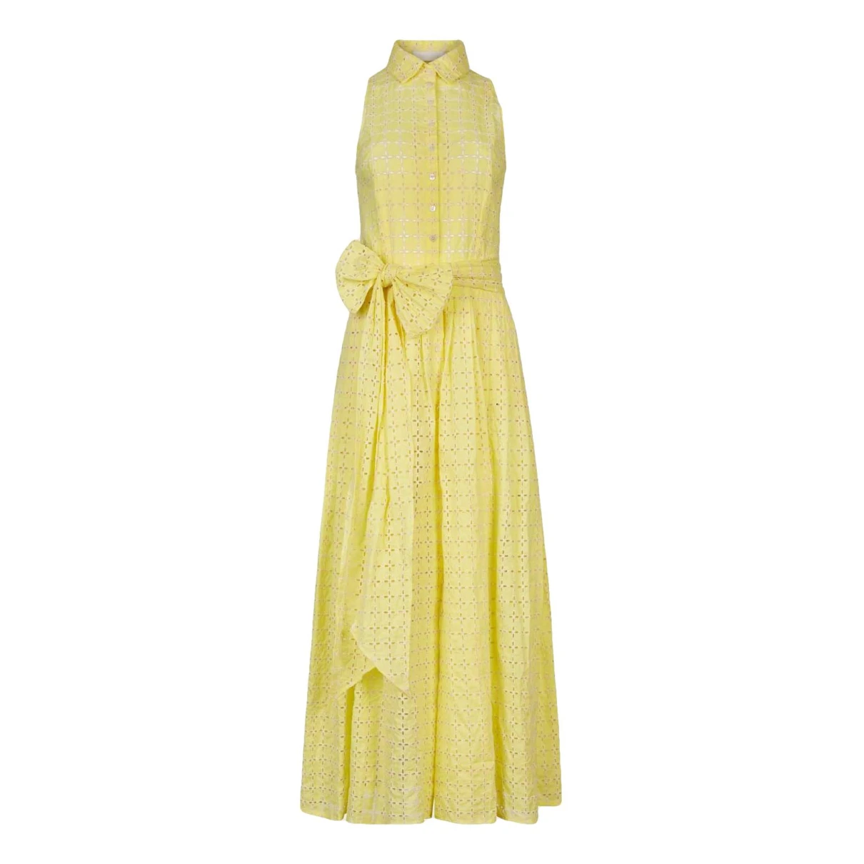 Pre-owned Anne Fontaine Mid-length Dress In Yellow