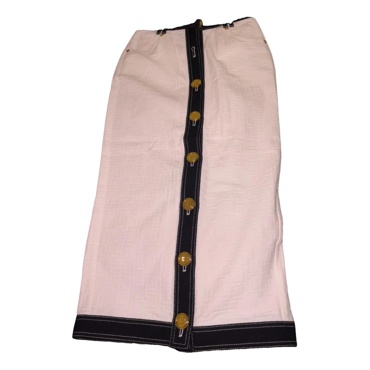 Pre-owned Balmain Mid-length Skirt In Other