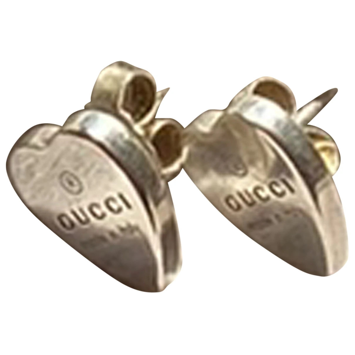 Pre-owned Gucci Icon Silver Earrings