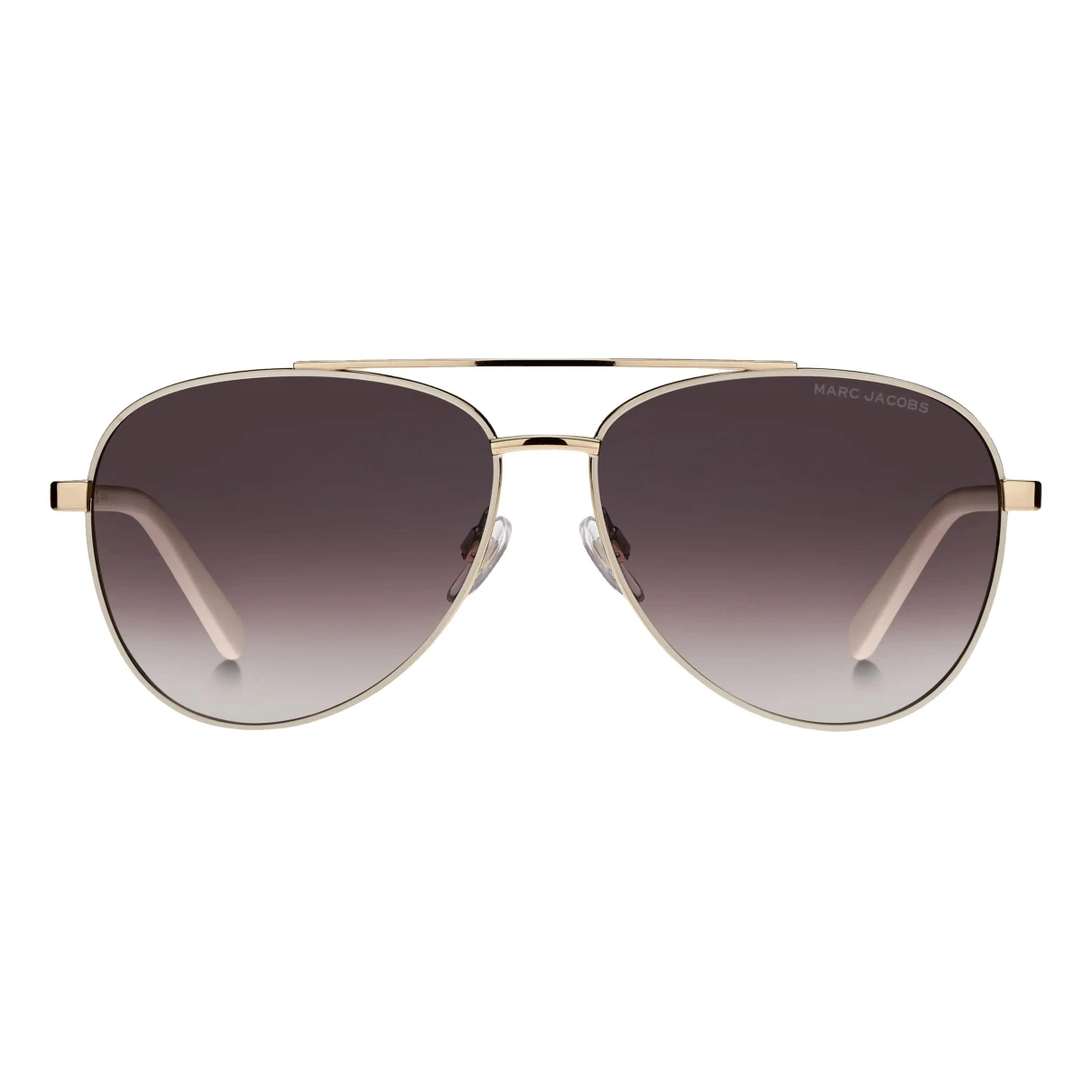 Pre-owned Marc Jacobs Aviator Sunglasses In Brown