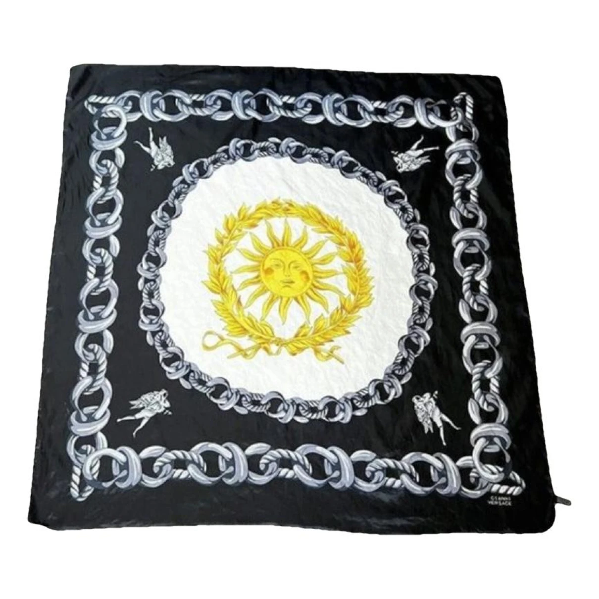 Pre-owned Versace Silk Scarf In Other
