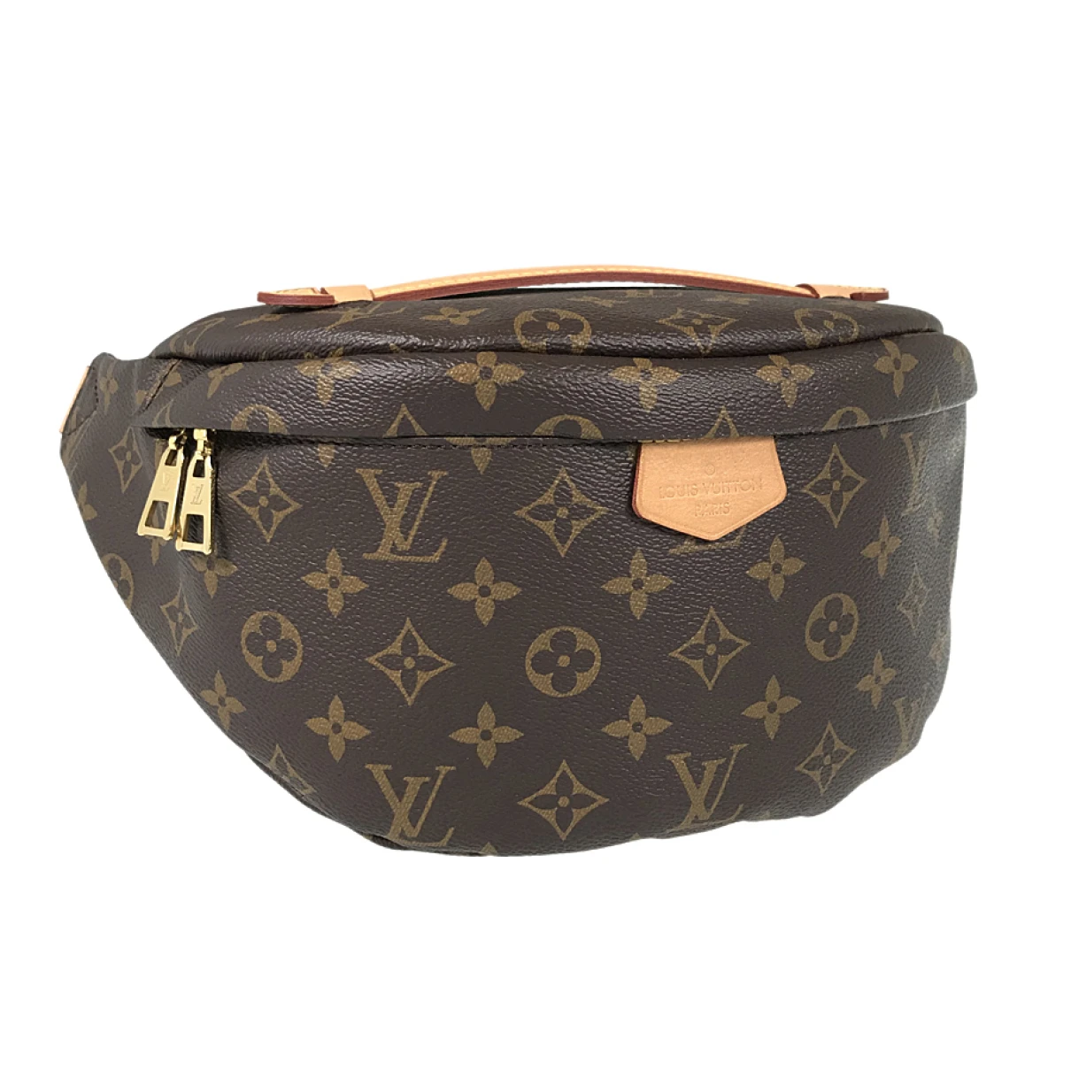 Pre-owned Louis Vuitton Bum Bag / Sac Ceinture Cloth Crossbody Bag In Brown