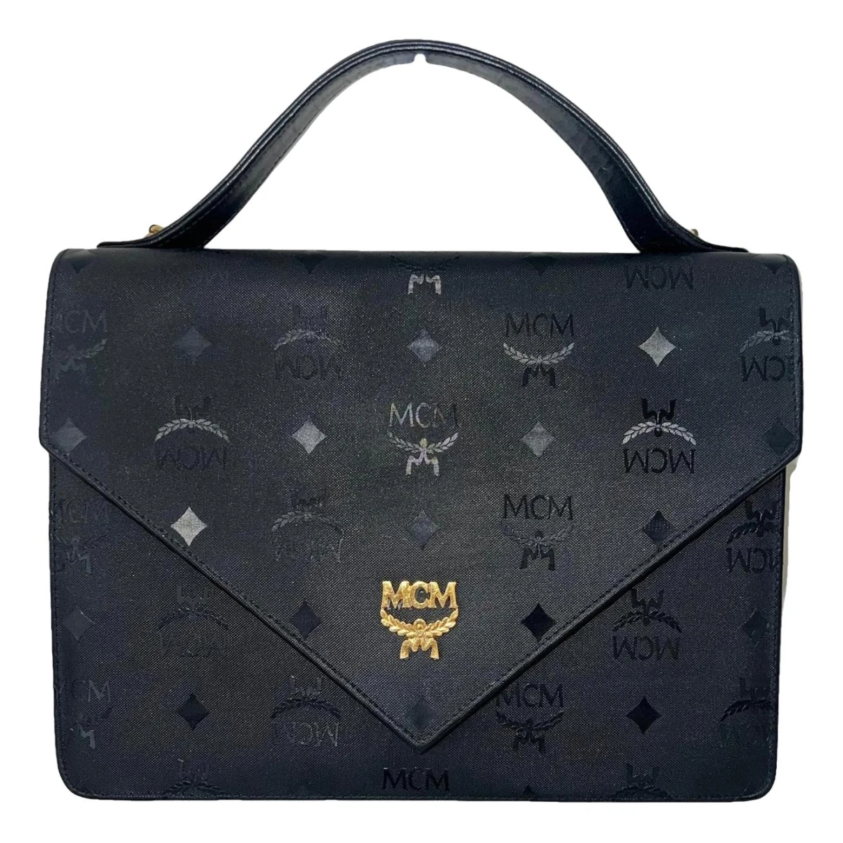 Pre-owned Mcm Leather Bag In Black