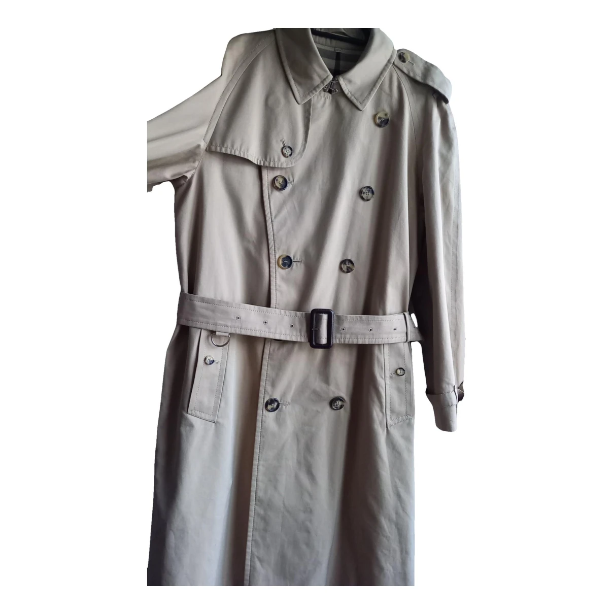 Pre-owned Burberry Chelsea Cashmere Coat In Beige