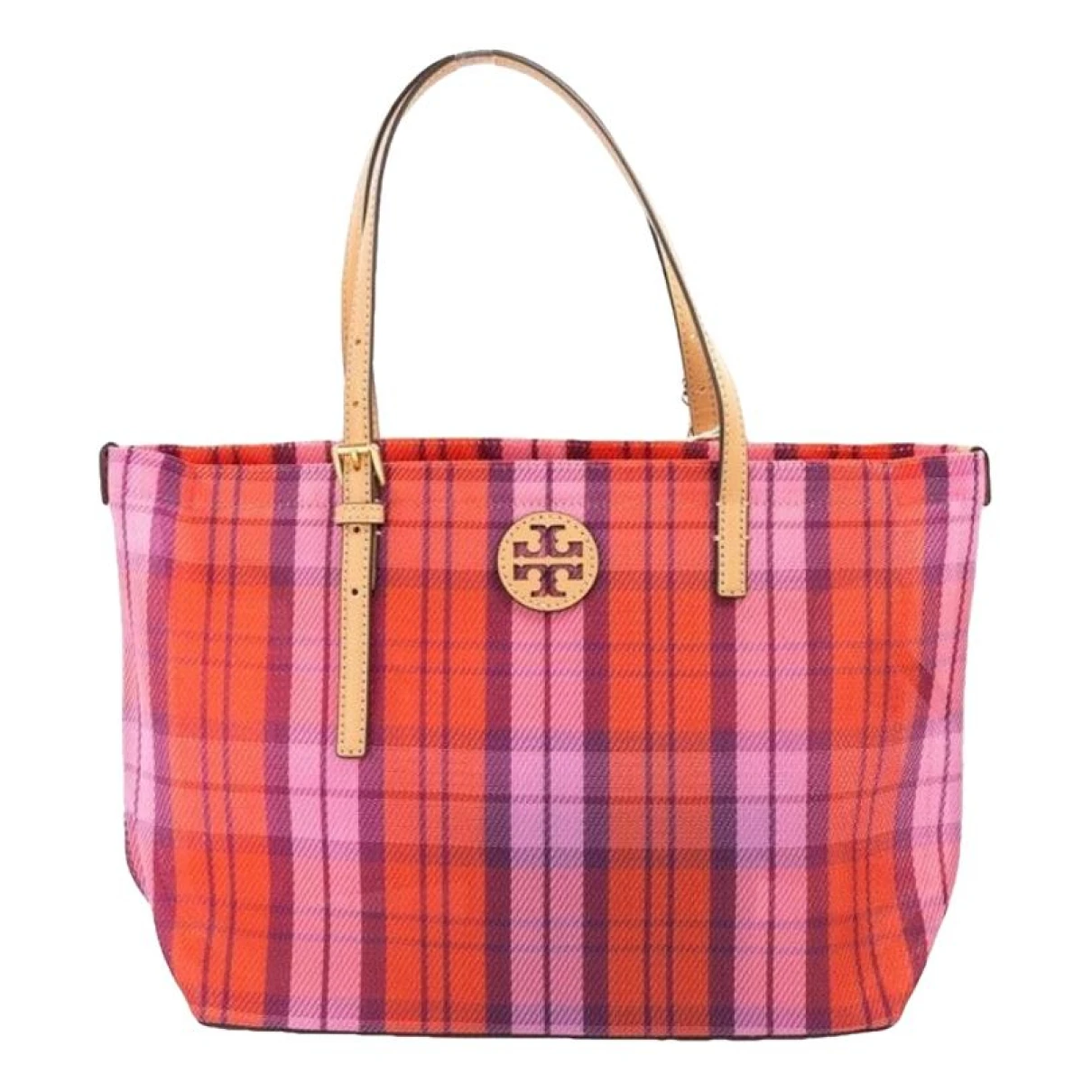 Pre-owned Tory Burch Cloth Tote In Pink
