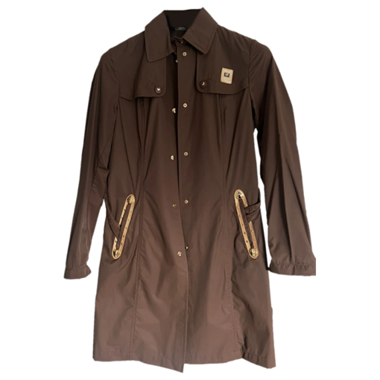 Pre-owned Piero Guidi Trench Coat In Brown
