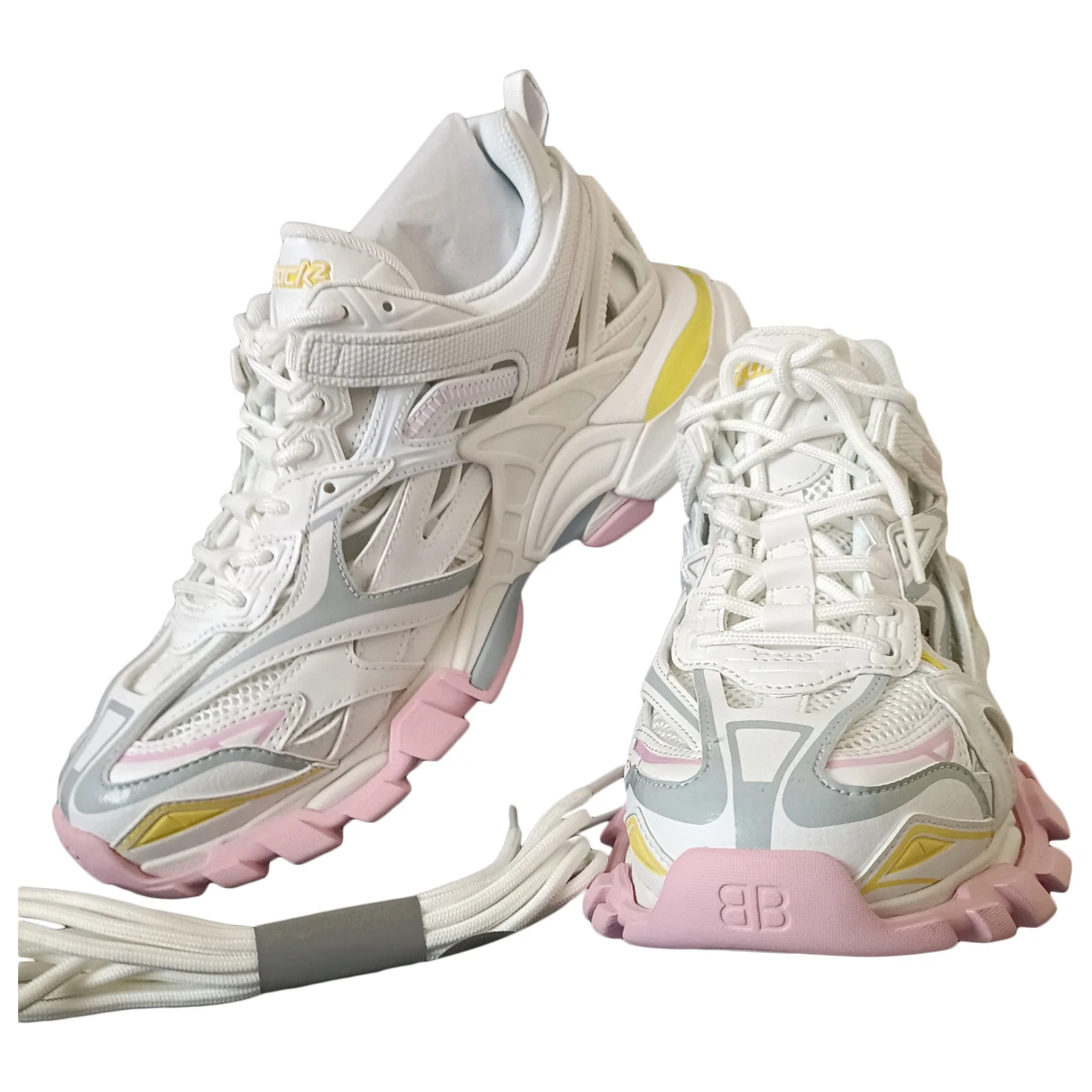 Pre-owned Balenciaga Track Trainers In Other