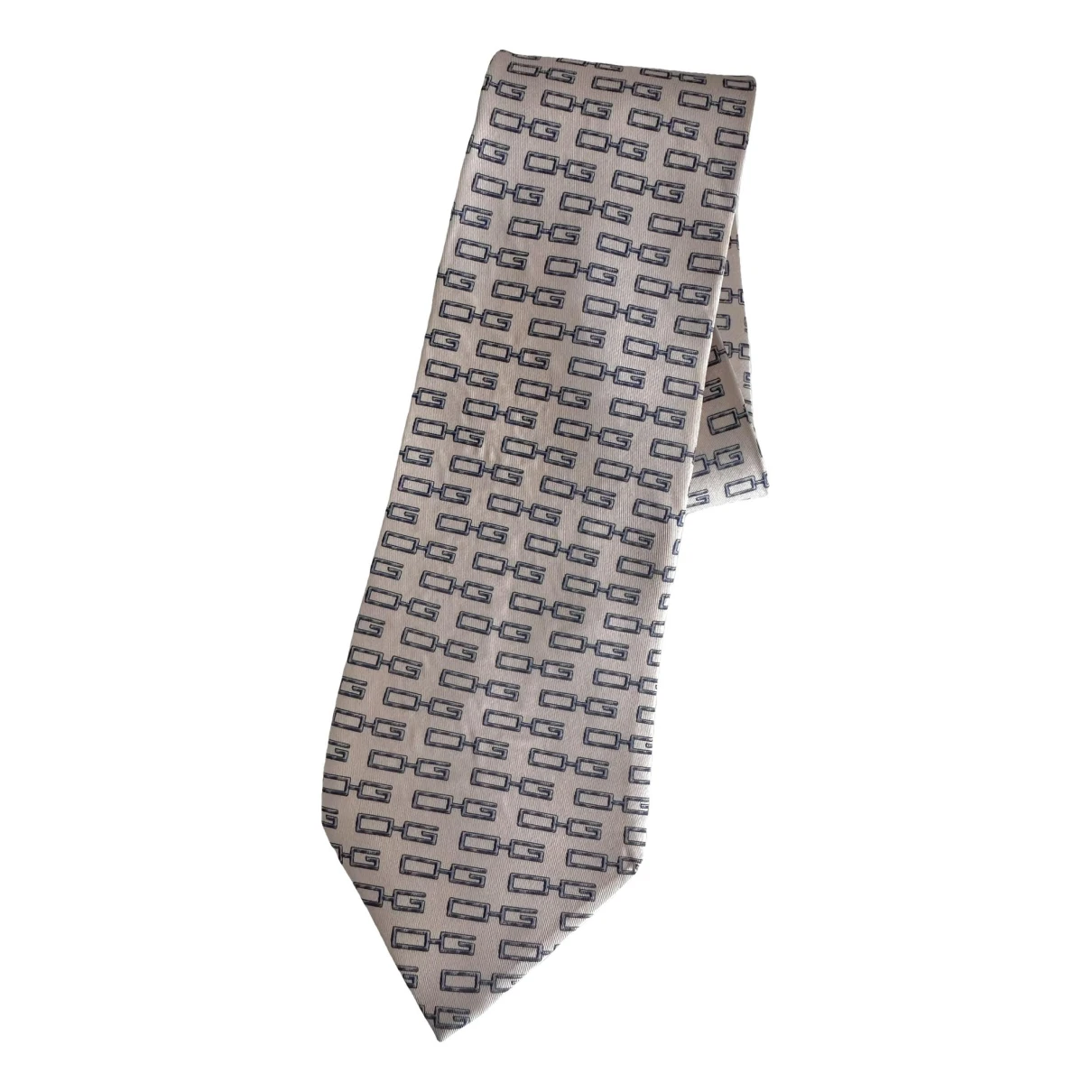 Pre-owned Gucci Silk Tie In Pink