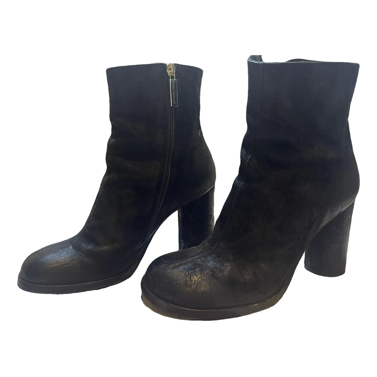 Pre-owned Mattia Capezzani Leather Boots In Black