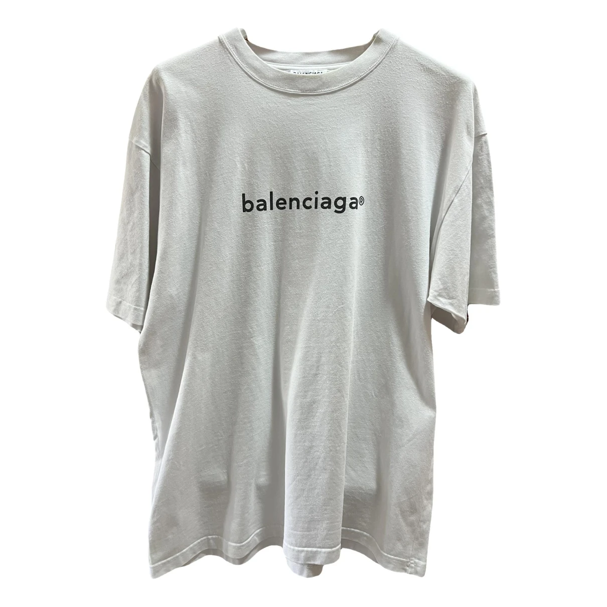 Pre-owned Balenciaga T-shirt In White
