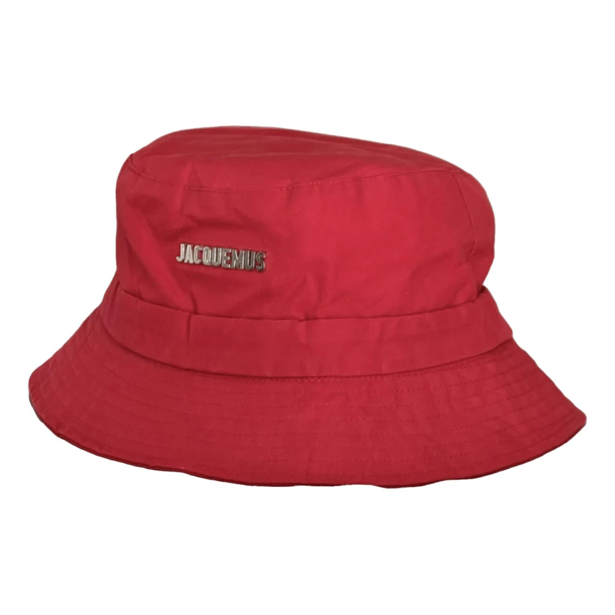 Pre-owned Jacquemus Le Bob Gadjo Hat In Red