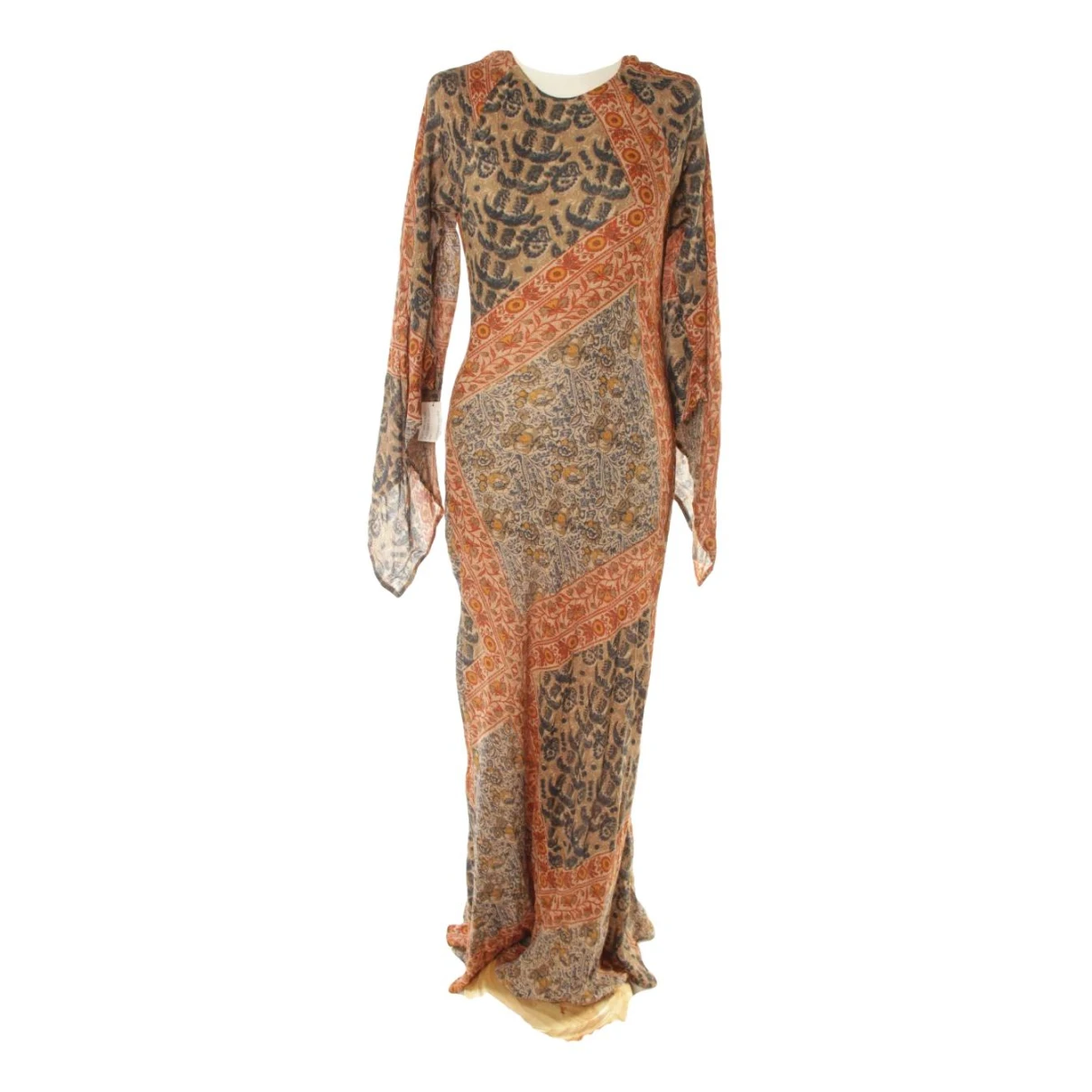 Pre-owned Hoss Intropia Maxi Dress In Brown