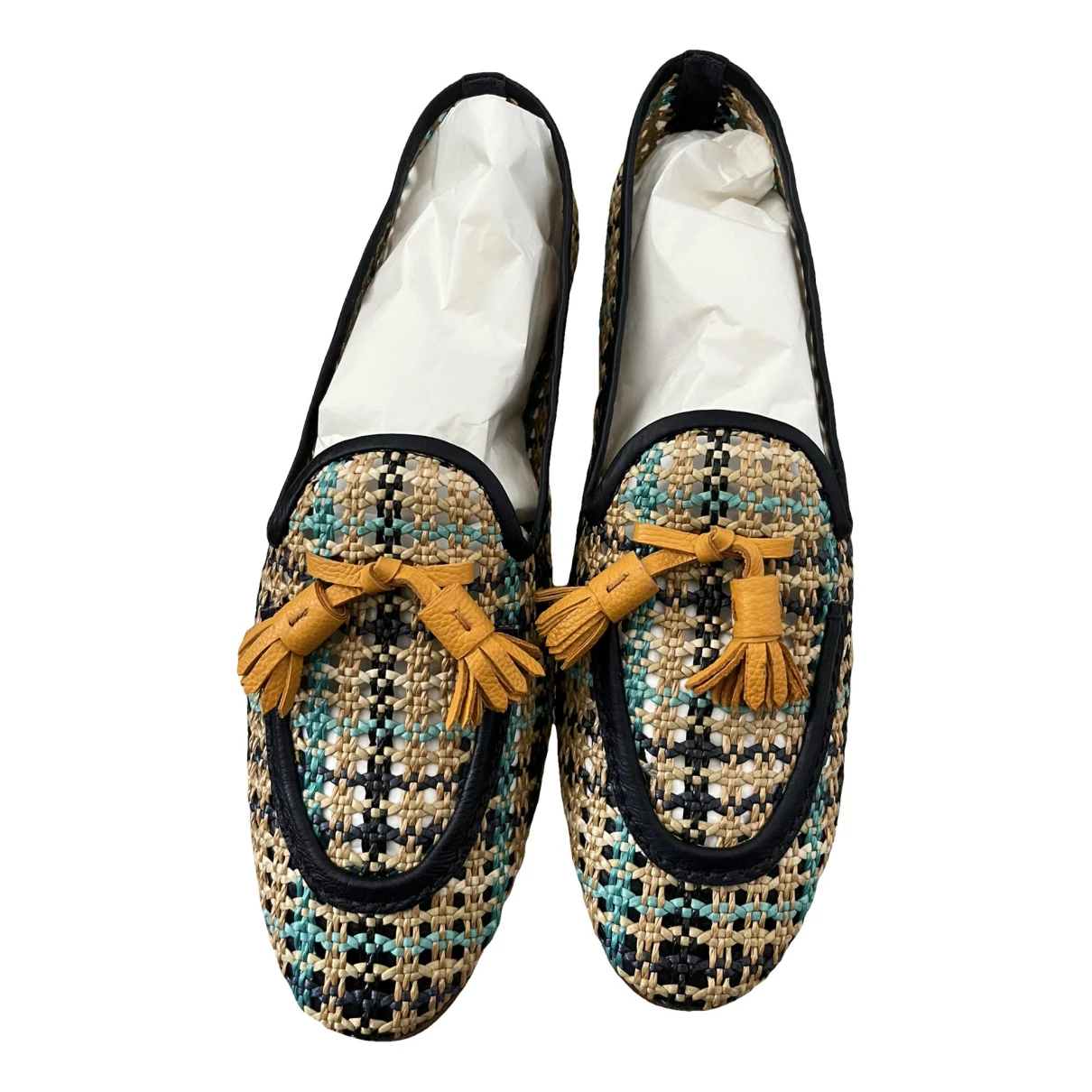 Pre-owned Fratelli Rossetti Leather Flats In Multicolour