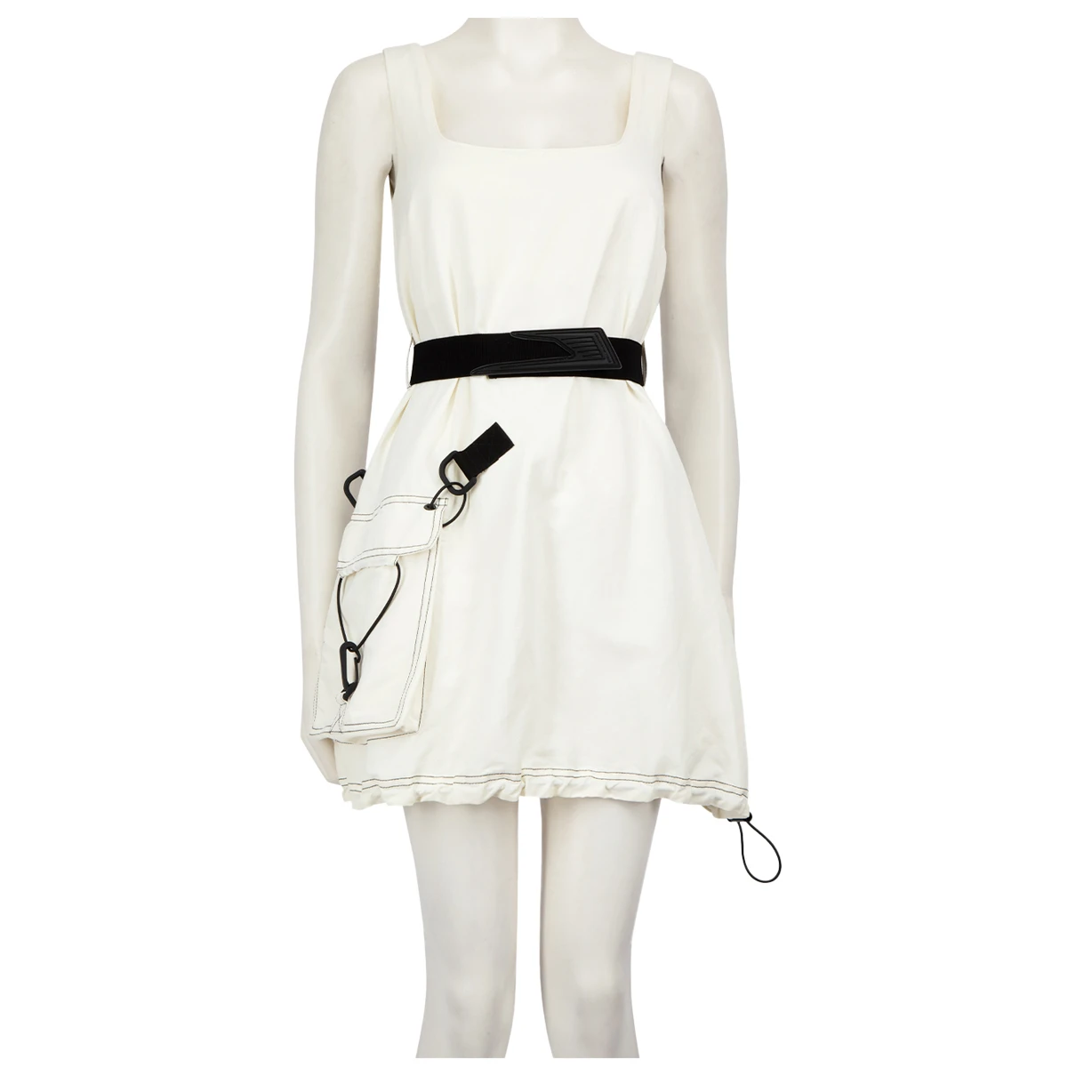 Pre-owned Stella Mccartney Mini Dress In White