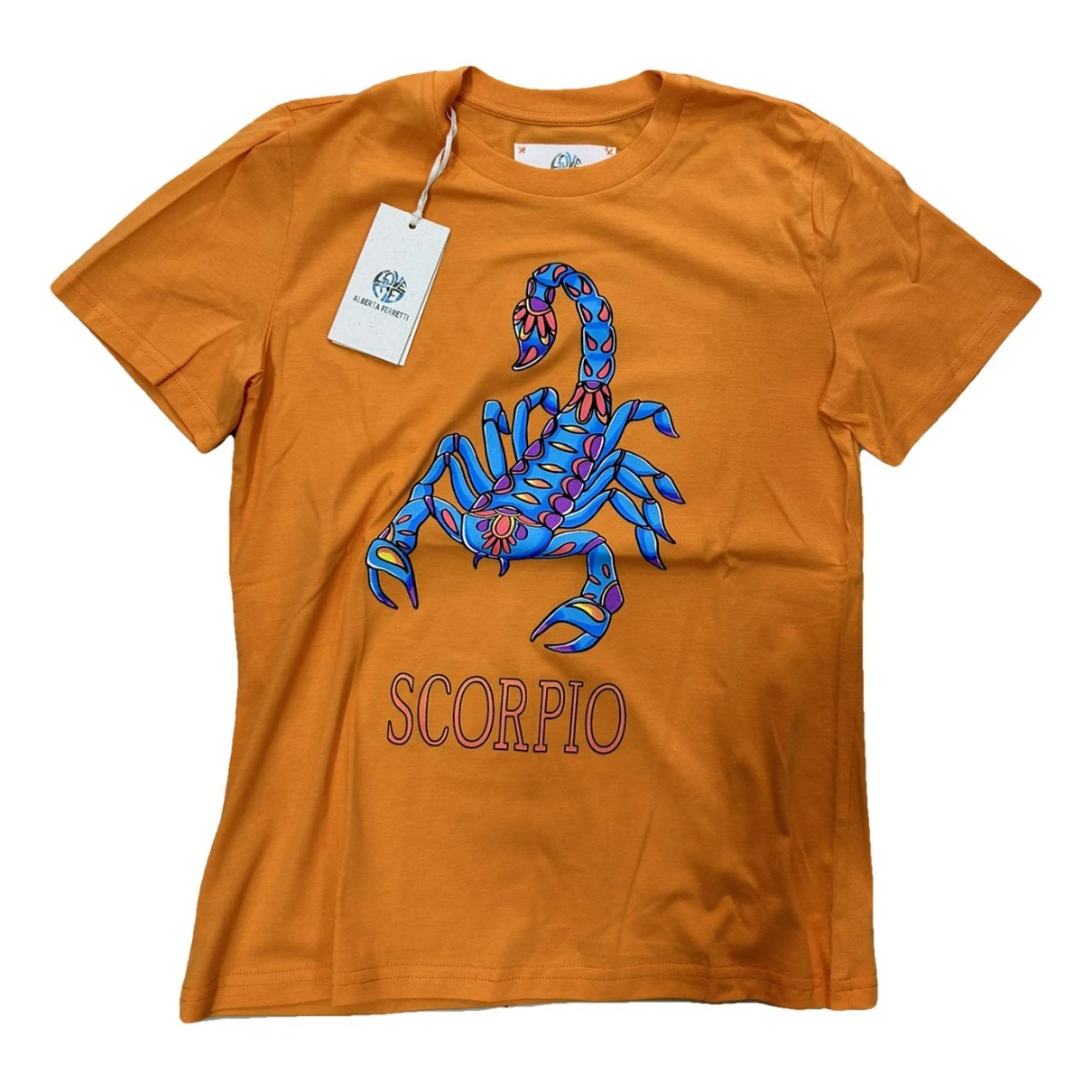 Pre-owned Alberta Ferretti T-shirt In Orange