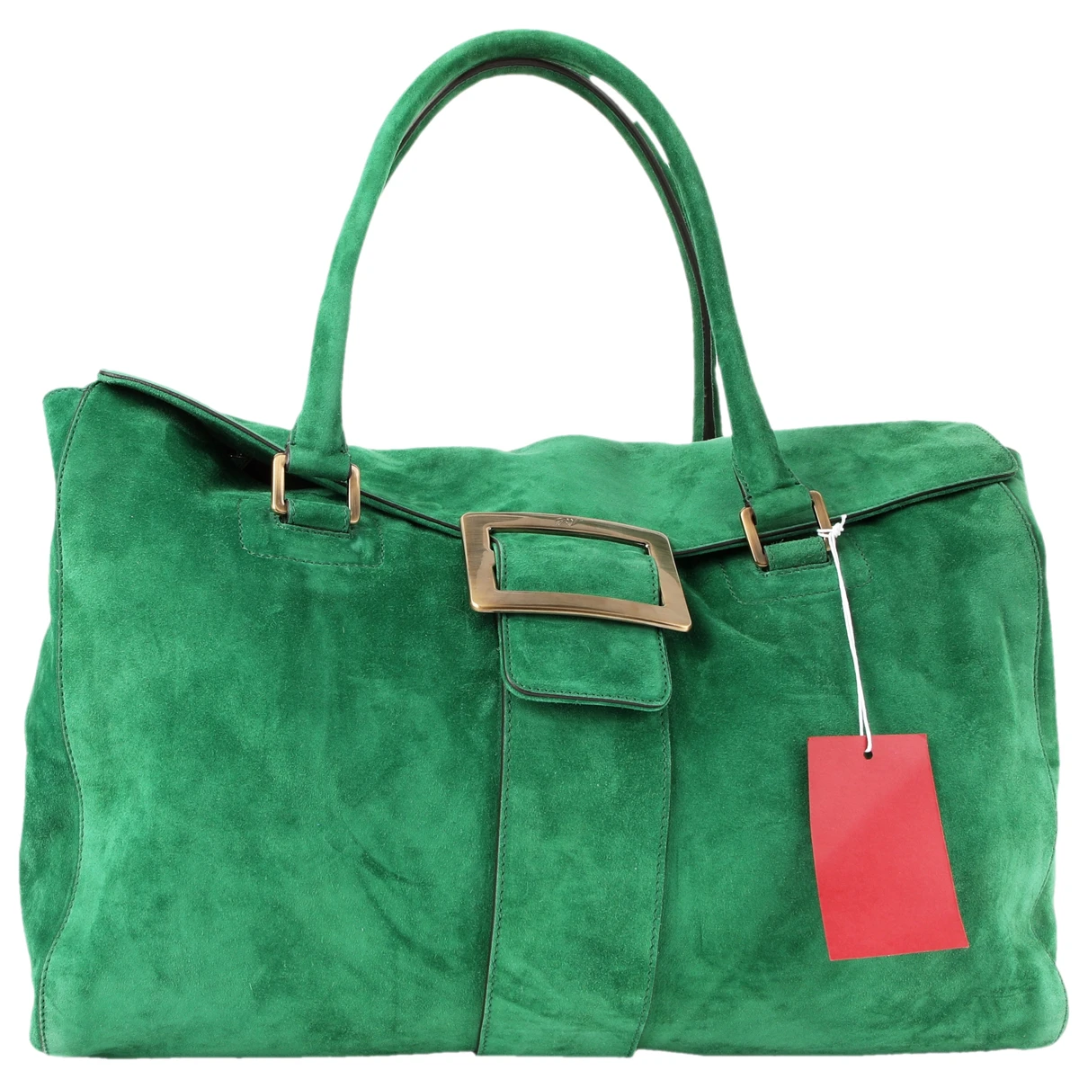 Pre-owned Roger Vivier Handbag In Green