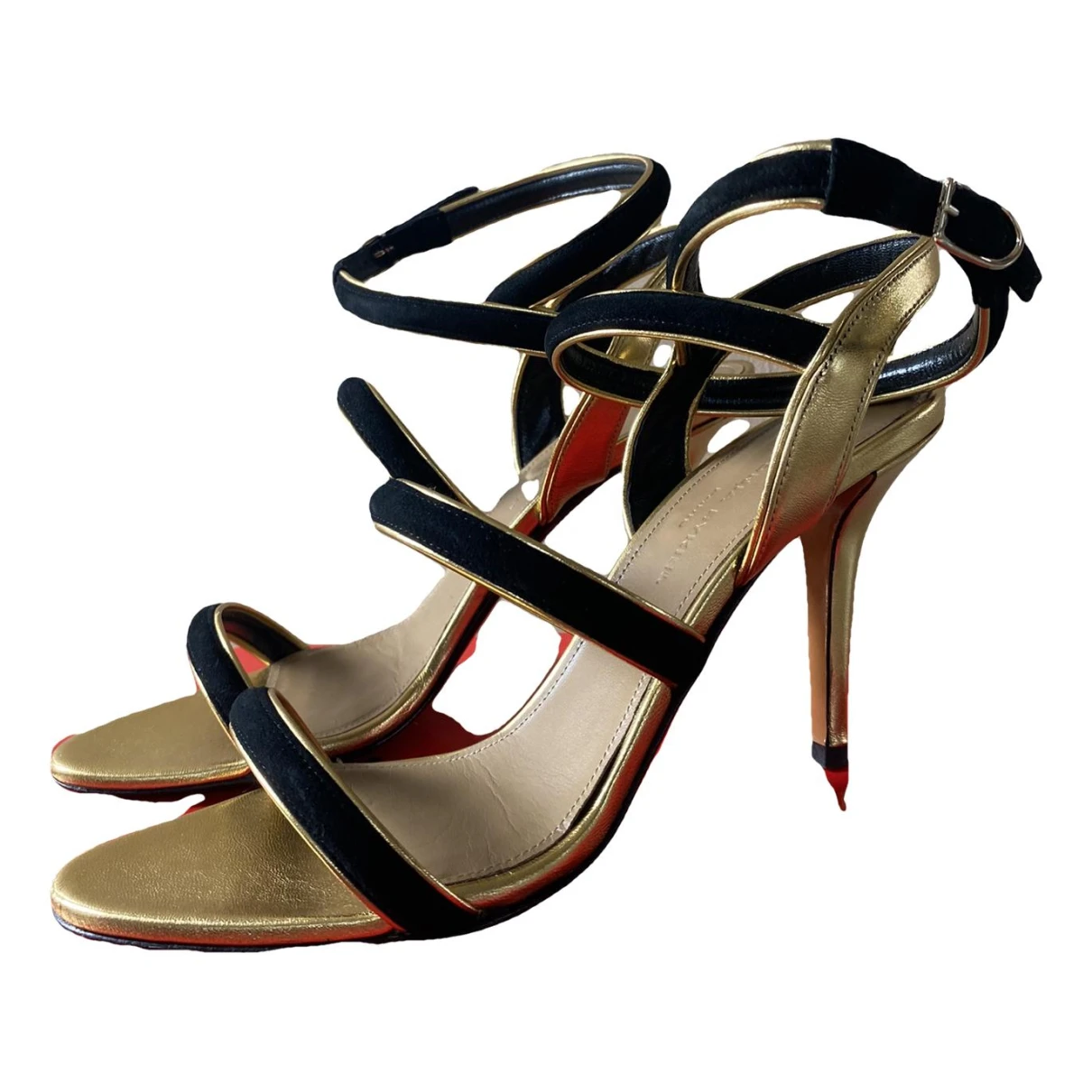 Pre-owned Sonia Rykiel Leather Heels In Gold