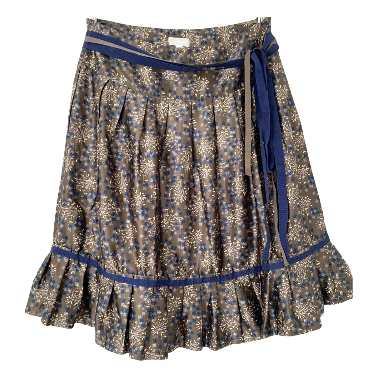 Pre-owned Stefanel Mid-length Skirt In Multicolour