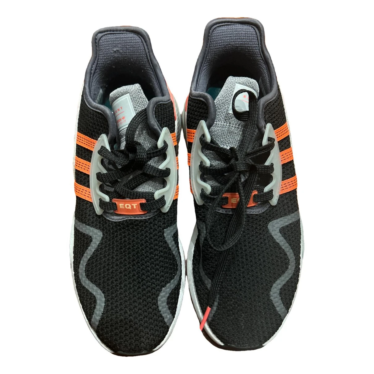 Pre-owned Equipment Cloth Trainers In Black