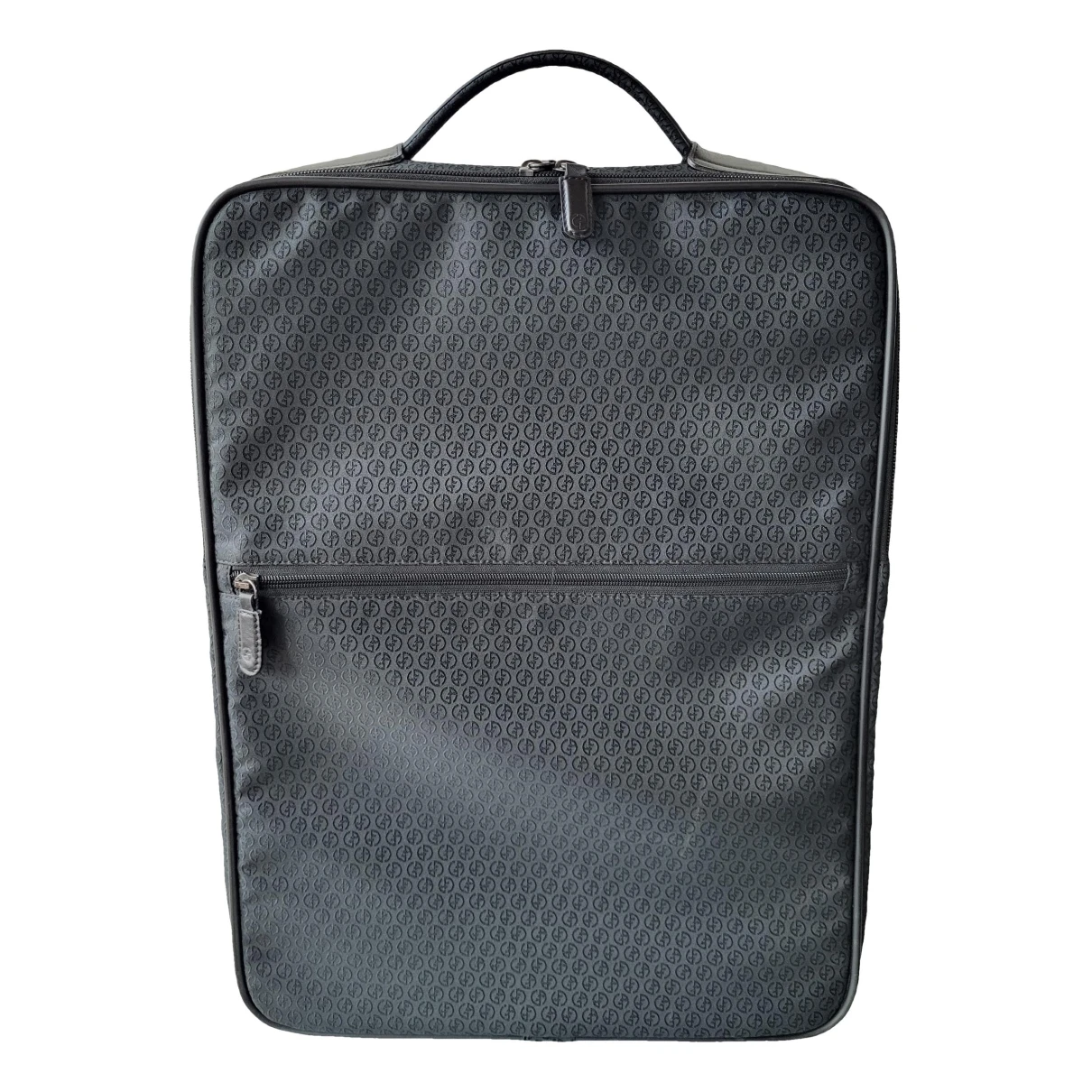 Pre-owned Giorgio Armani Travel Bag In Black
