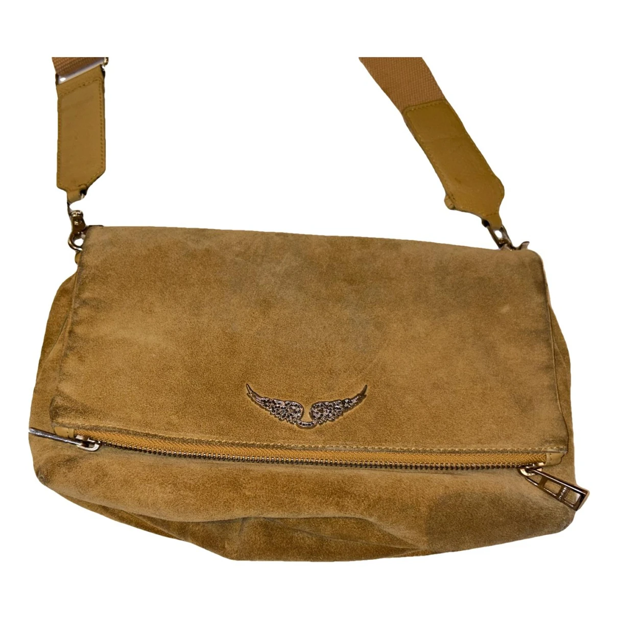 Pre-owned Zadig & Voltaire Rock Crossbody Bag In Brown