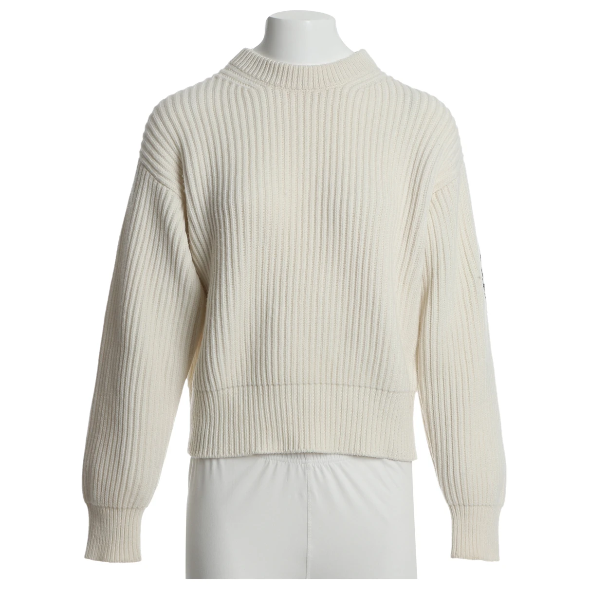 Pre-owned Louis Vuitton Wool Jumper In White