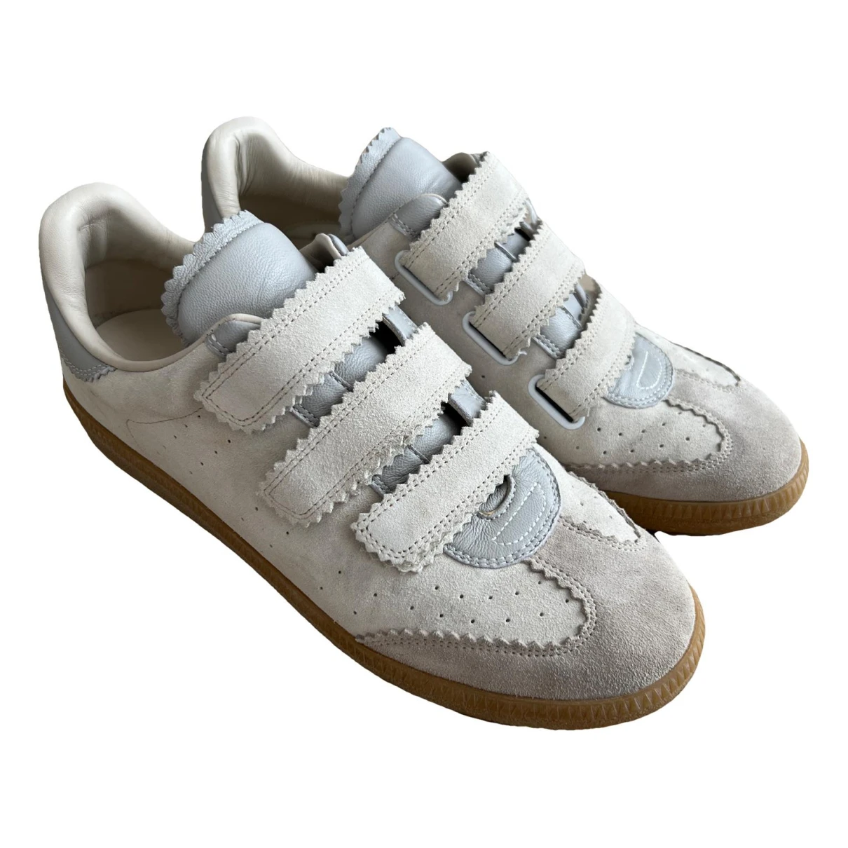 Pre-owned Isabel Marant Beth Trainers In Beige