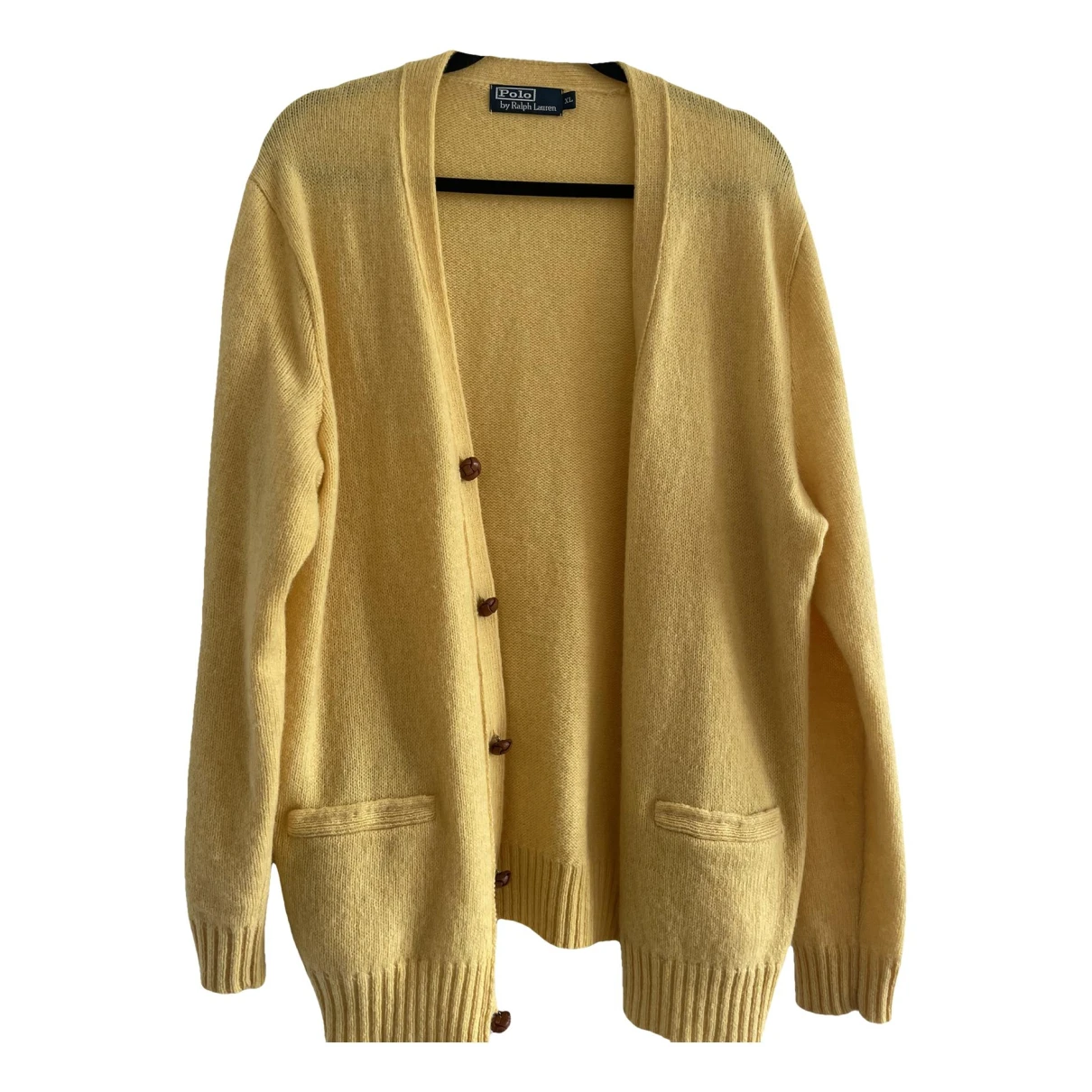 Pre-owned Polo Ralph Lauren Wool Knitwear & Sweatshirt In Yellow