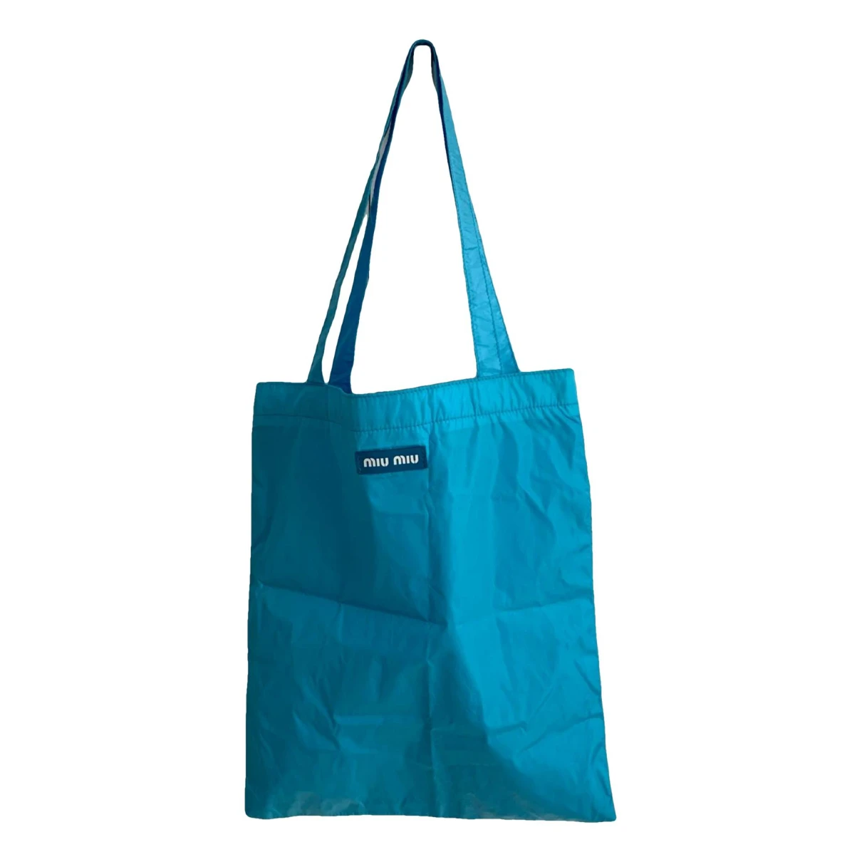 Pre-owned Miu Miu Handbag In Blue