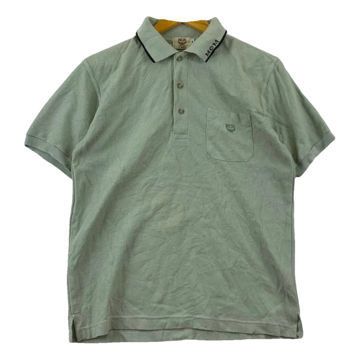 Pre-owned Mcm Polo Shirt In Green