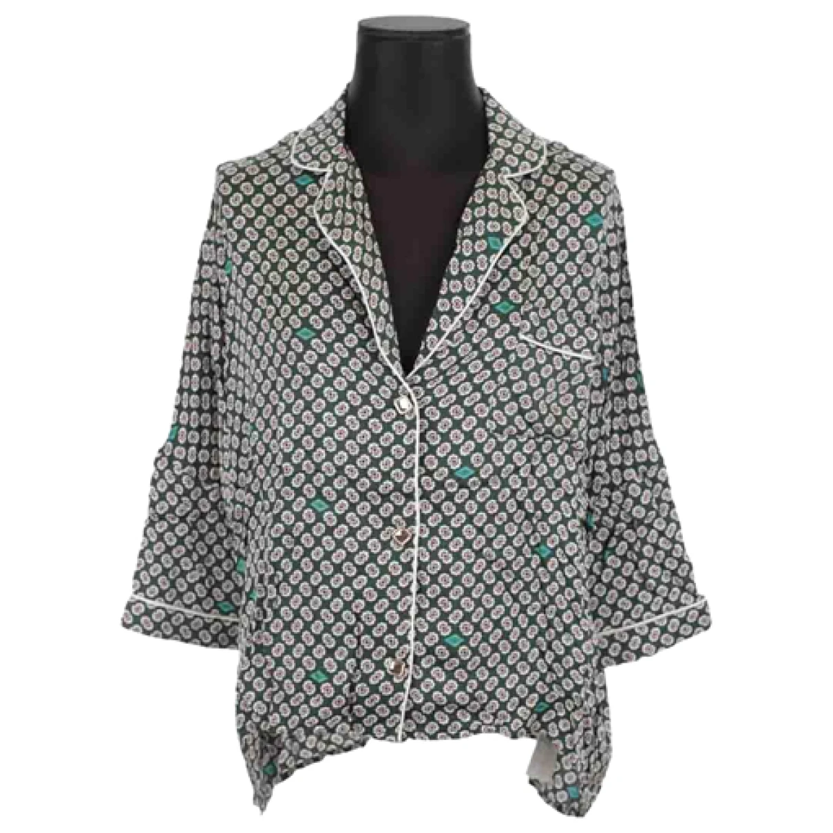 Pre-owned Maje Blouse In Green