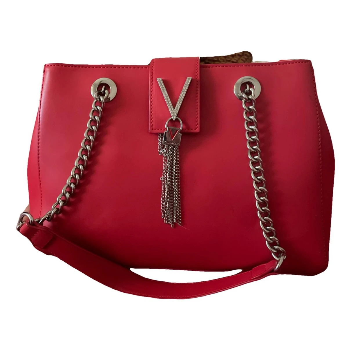 Pre-owned Valentino By Mario Valentino Handbag In Red