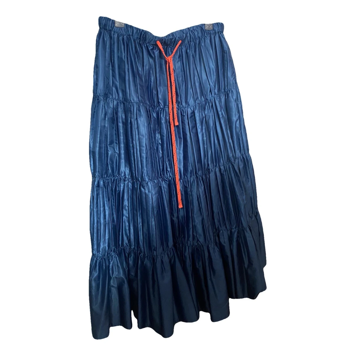 Pre-owned Max & Co Maxi Skirt In Blue